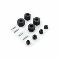 Carisma Wheel Hex for SCA-1E Spare Parts Set, Black CIS15854